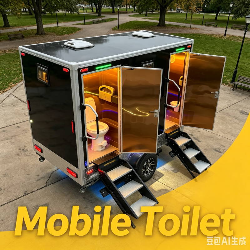 Outdoor Power For Wedding - Factory Direct Sale 1 Station Restroom