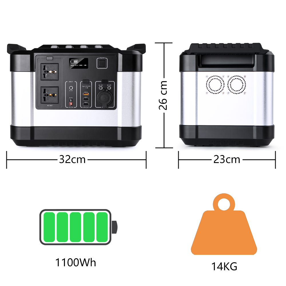 Outdoor Uninterruptible Power Supply - Portable Power Power Station High Capacity