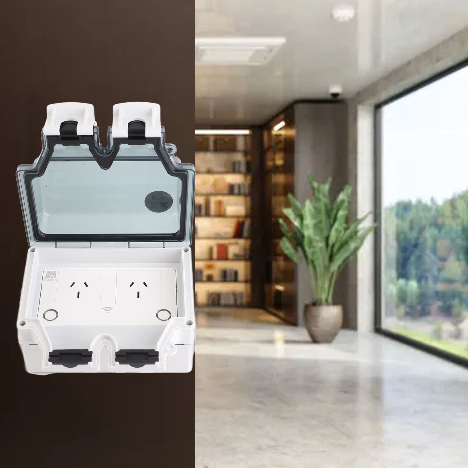 Outdoor Power Outlet Waterproof - Waterproof Socket WiFi Socket WiFi Intelligent