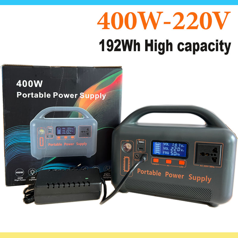 Outdoor Usb Power Bank - Outdoor Emergency Portable Power Station 400W