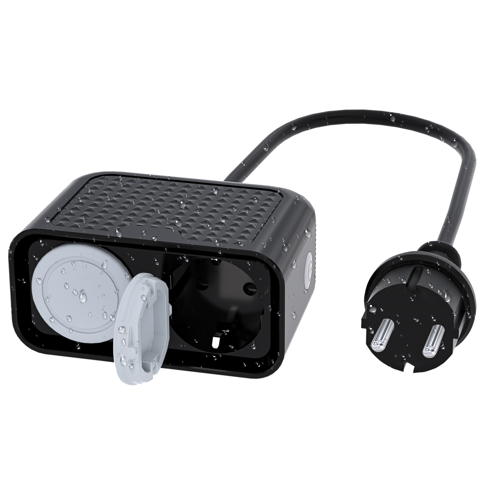 Outdoor Power Outlet Waterproof - Eu WIFI smart outdoor power socket,