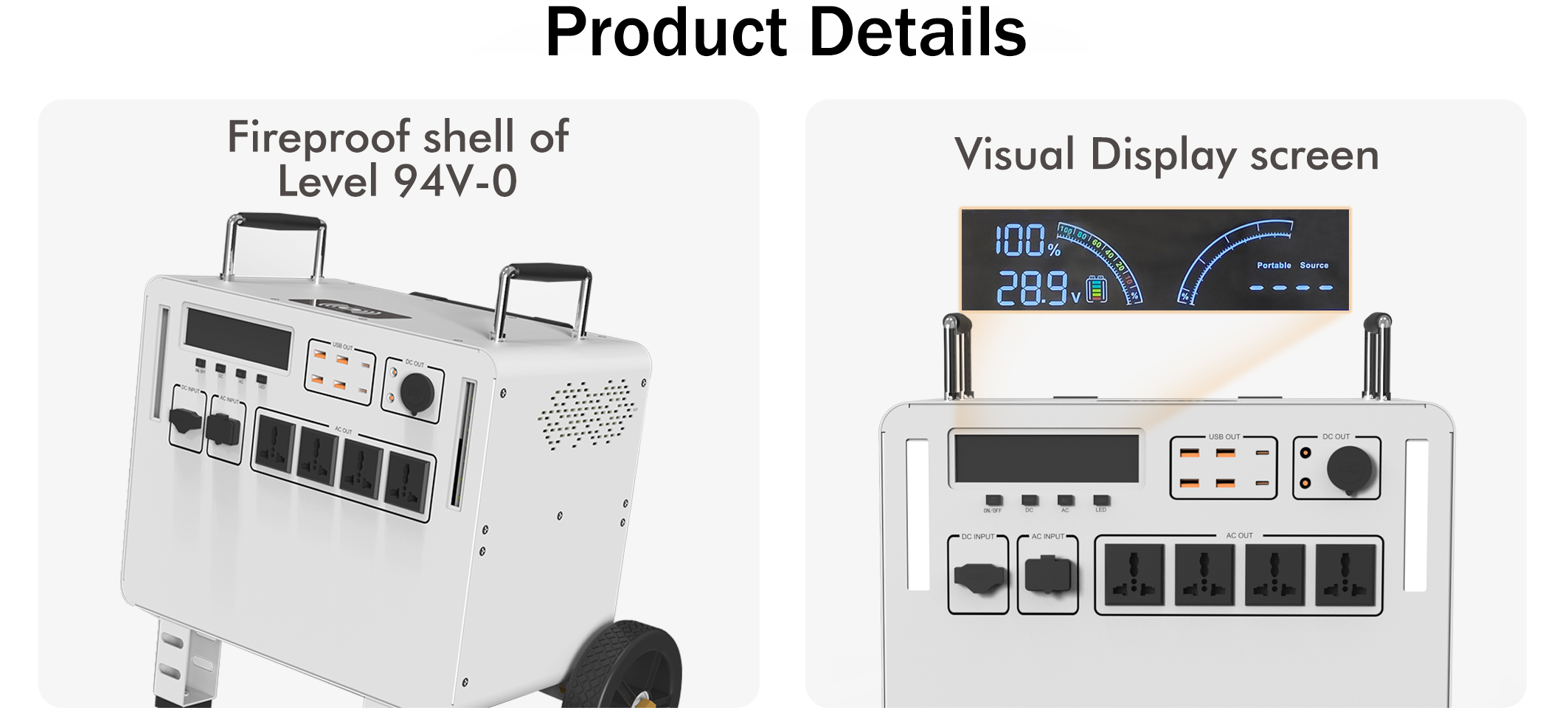 B-2400 Portable UPS Power Supp - đánh giá và giá Outdoor Uninterruptible Power Supply