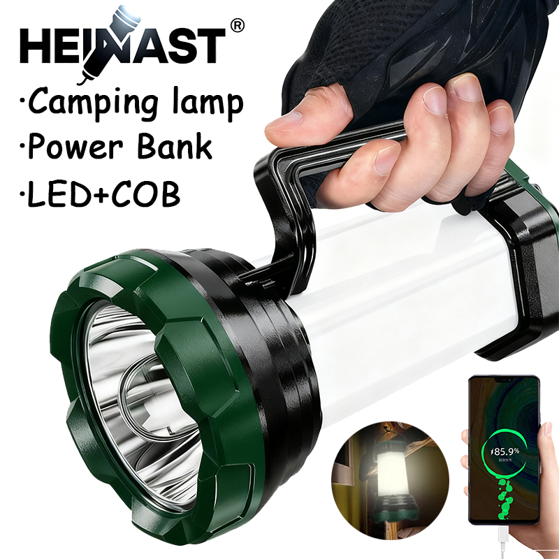 Portable Powerful LED Flashlig - đánh giá và giá Outdoor Usb Power Bank