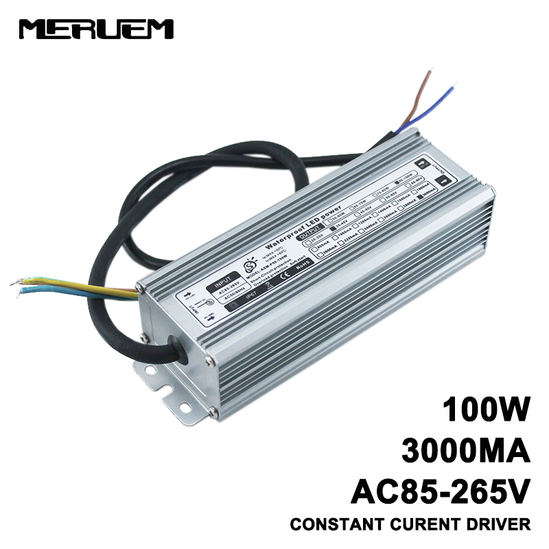 100W IP65 Waterproof LED Drive - đánh giá và giá Outdoor Power Transformer