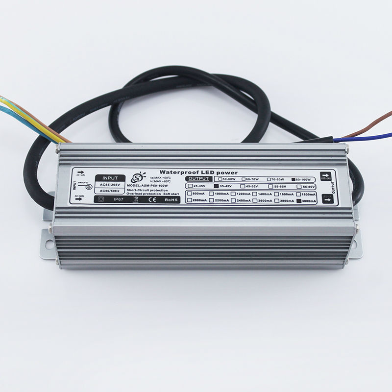100W IP65 Waterproof LED Drive - đánh giá và giá Outdoor Power Transformer