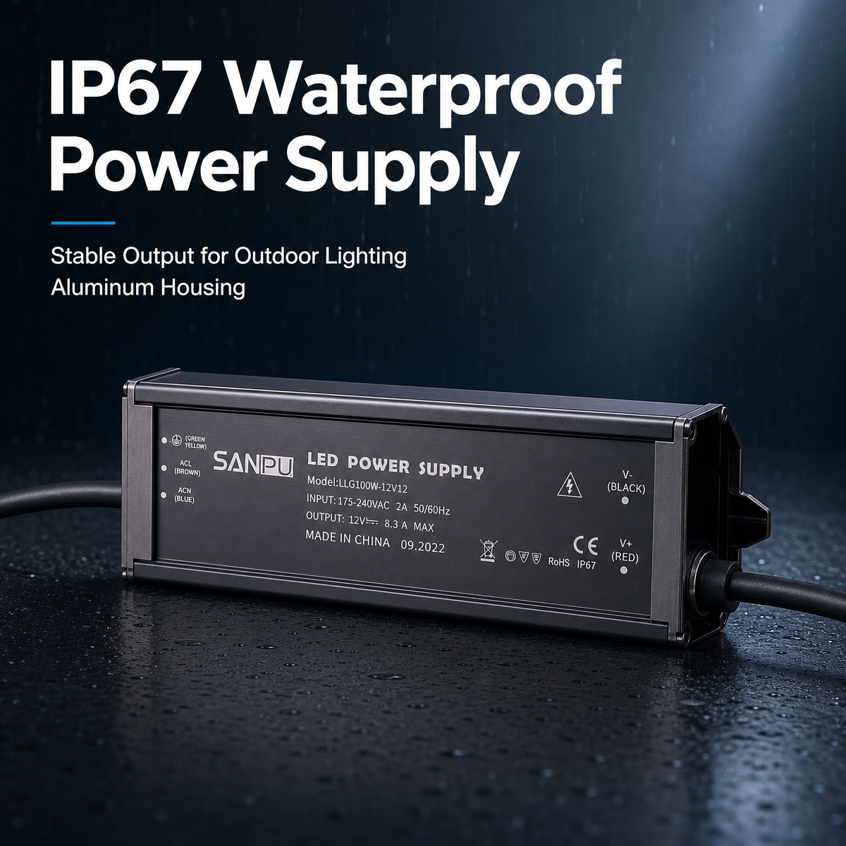 Ultra-Thin IP67 Waterproof Pow - đánh giá và giá Outdoor Power Transformer