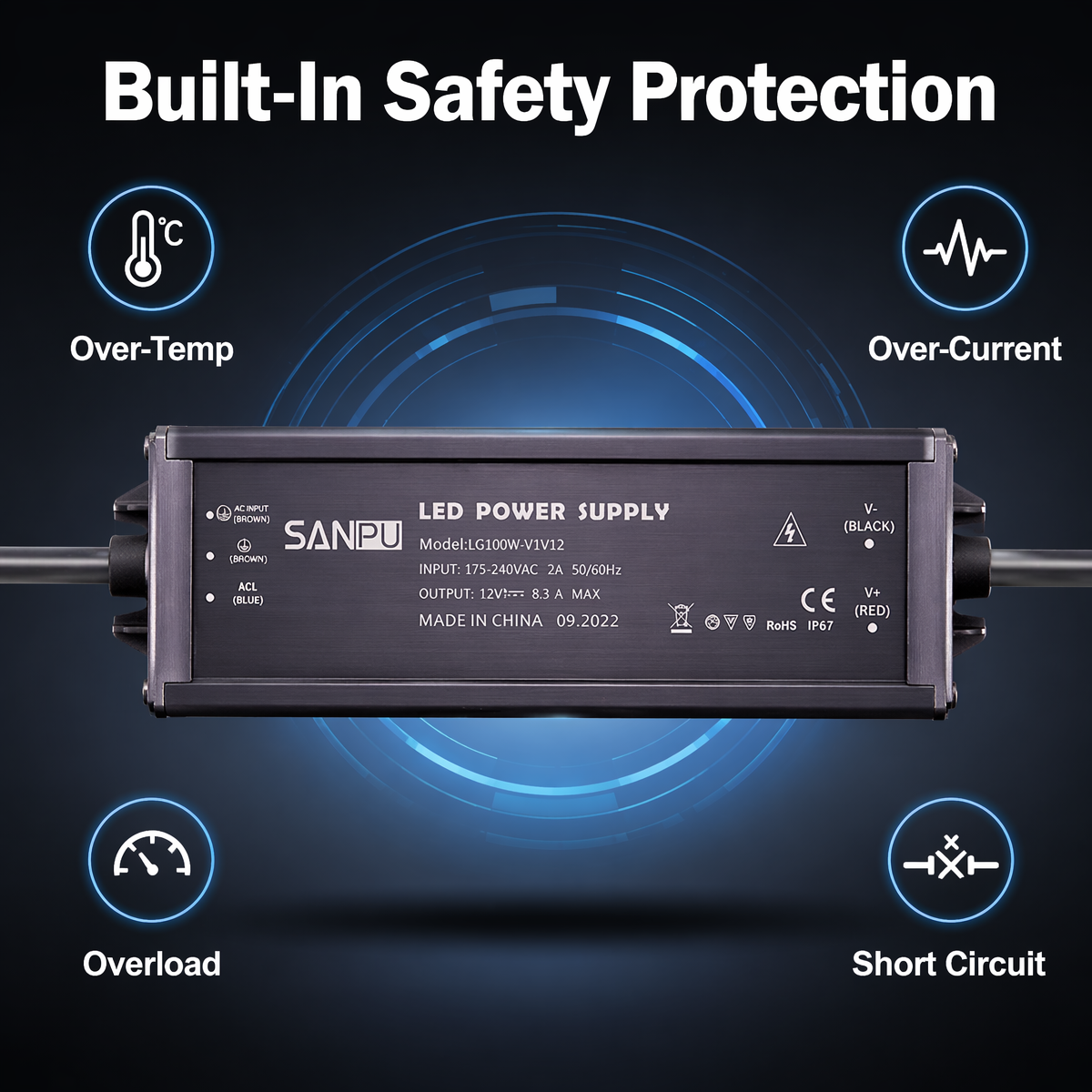 Ultra-Thin IP67 Waterproof Pow - đánh giá và giá Outdoor Power Transformer