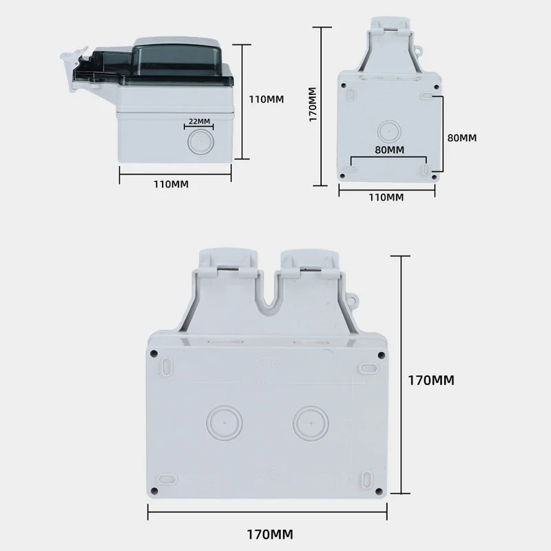 Tuya Power Socket IP66 Outdoor - đánh giá và giá Outdoor Power Outlet Waterproof