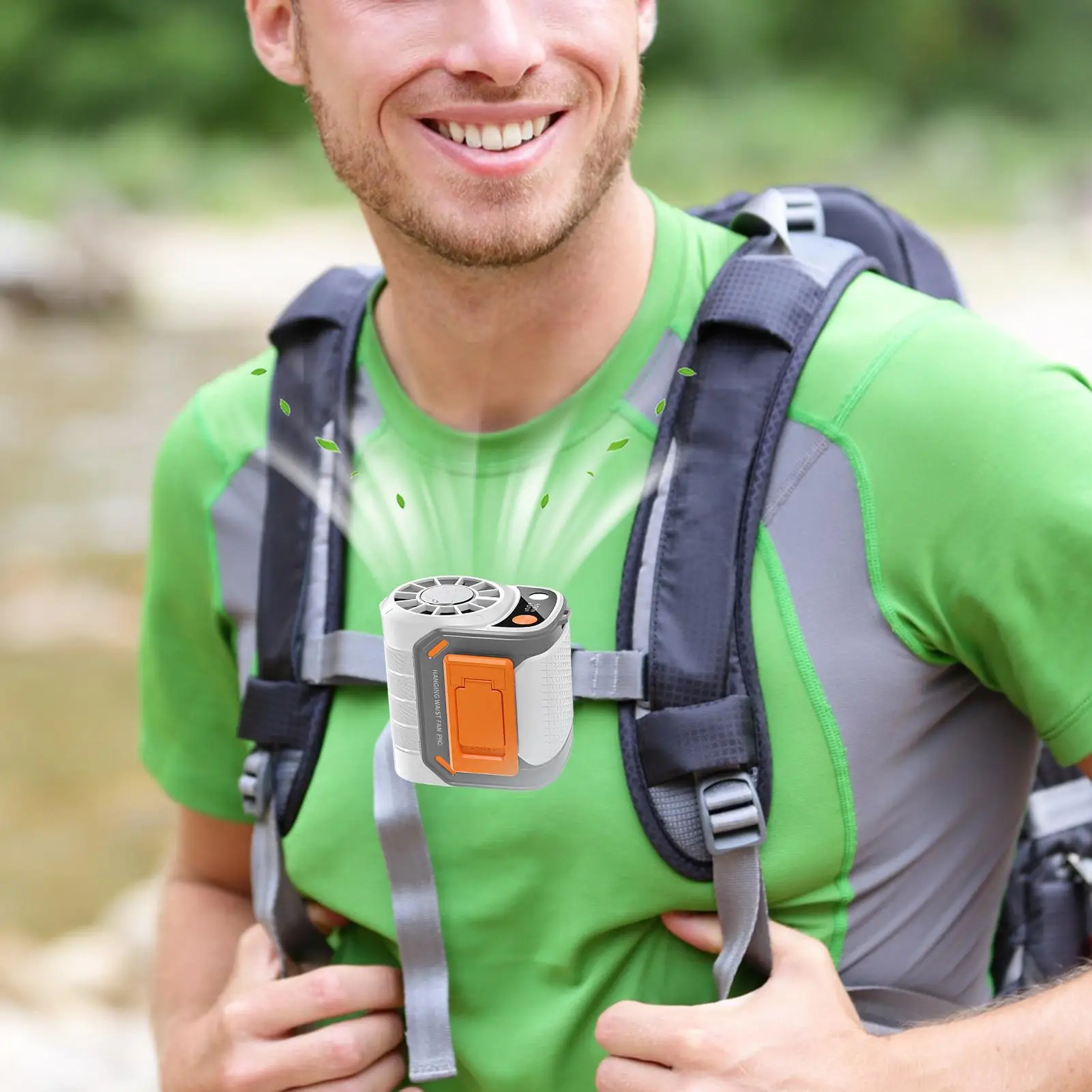New Portable Waist Fan with US - đánh giá và giá Outdoor Usb Power Bank