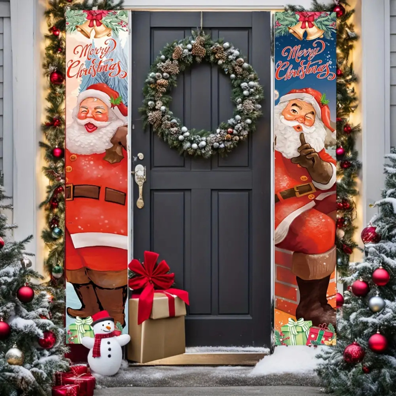 1 pair of 2Dflat, Santa Claus  - đánh giá và giá Outdoor Power For Wedding