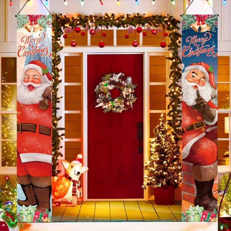 1 pair of 2Dflat, Santa Claus  - đánh giá và giá Outdoor Power For Wedding