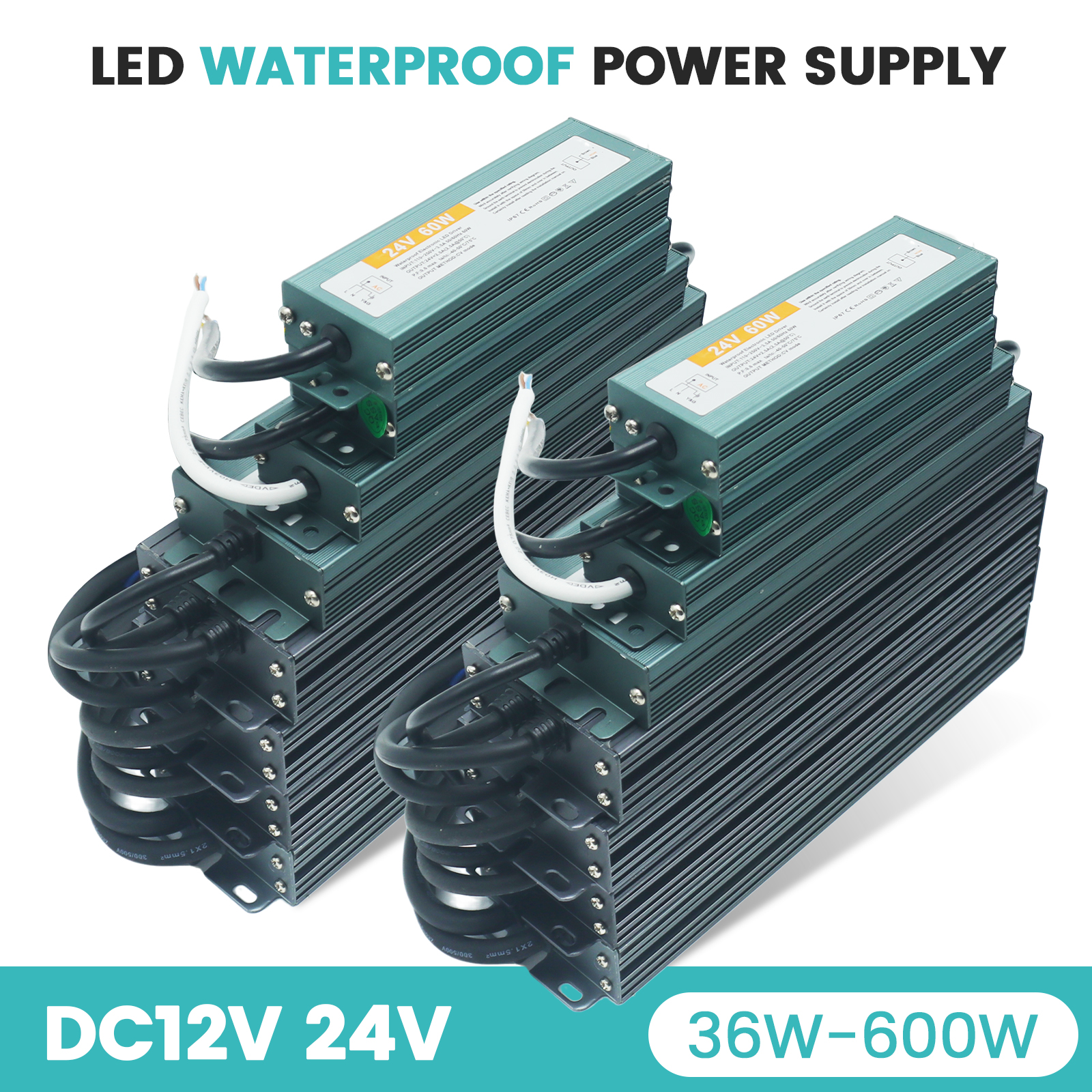 AC/DC Waterproof LED Power Sup - đánh giá và giá Outdoor Power Transformer