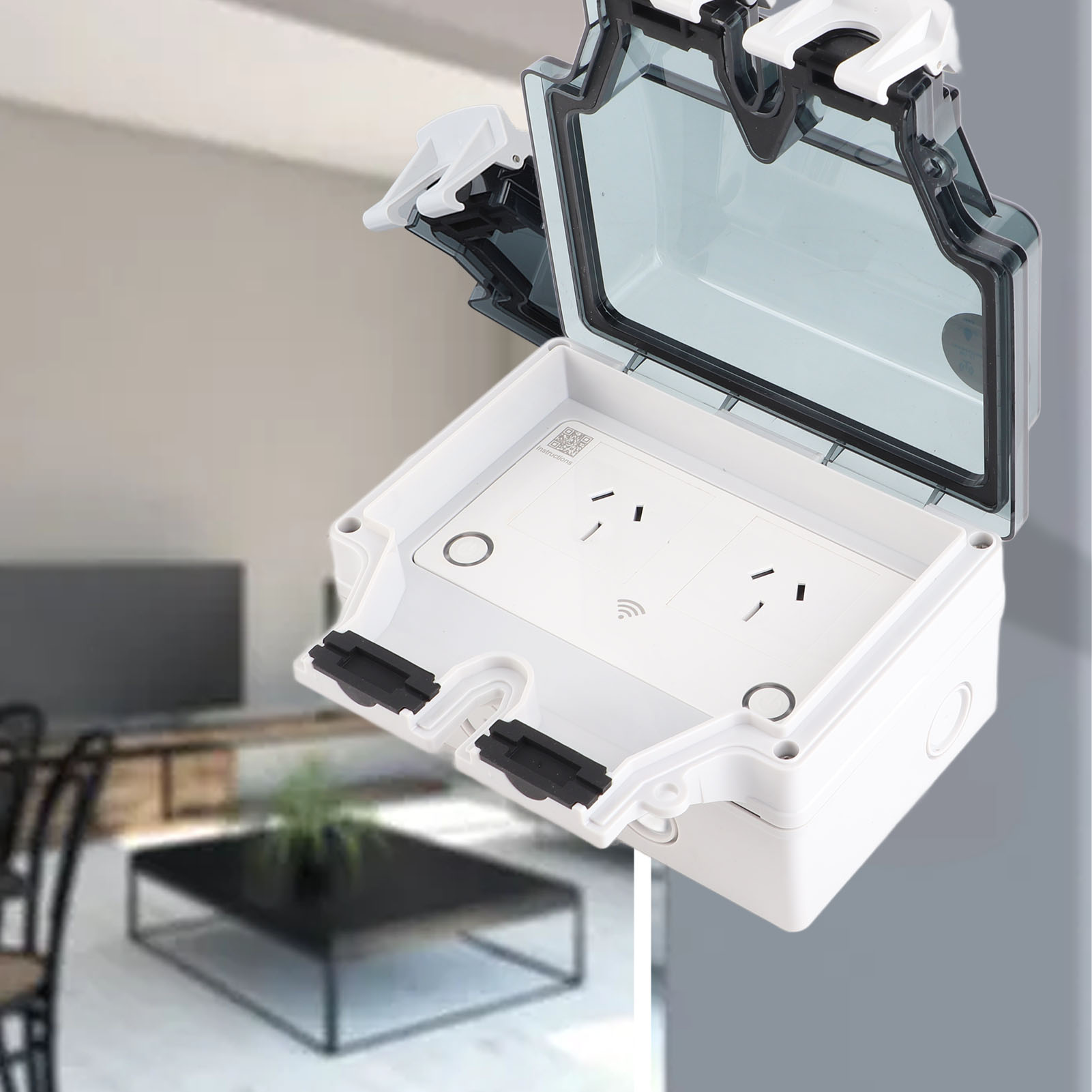 Waterproof Socket WiFi Socket  - đánh giá và giá Outdoor Power Outlet Waterproof