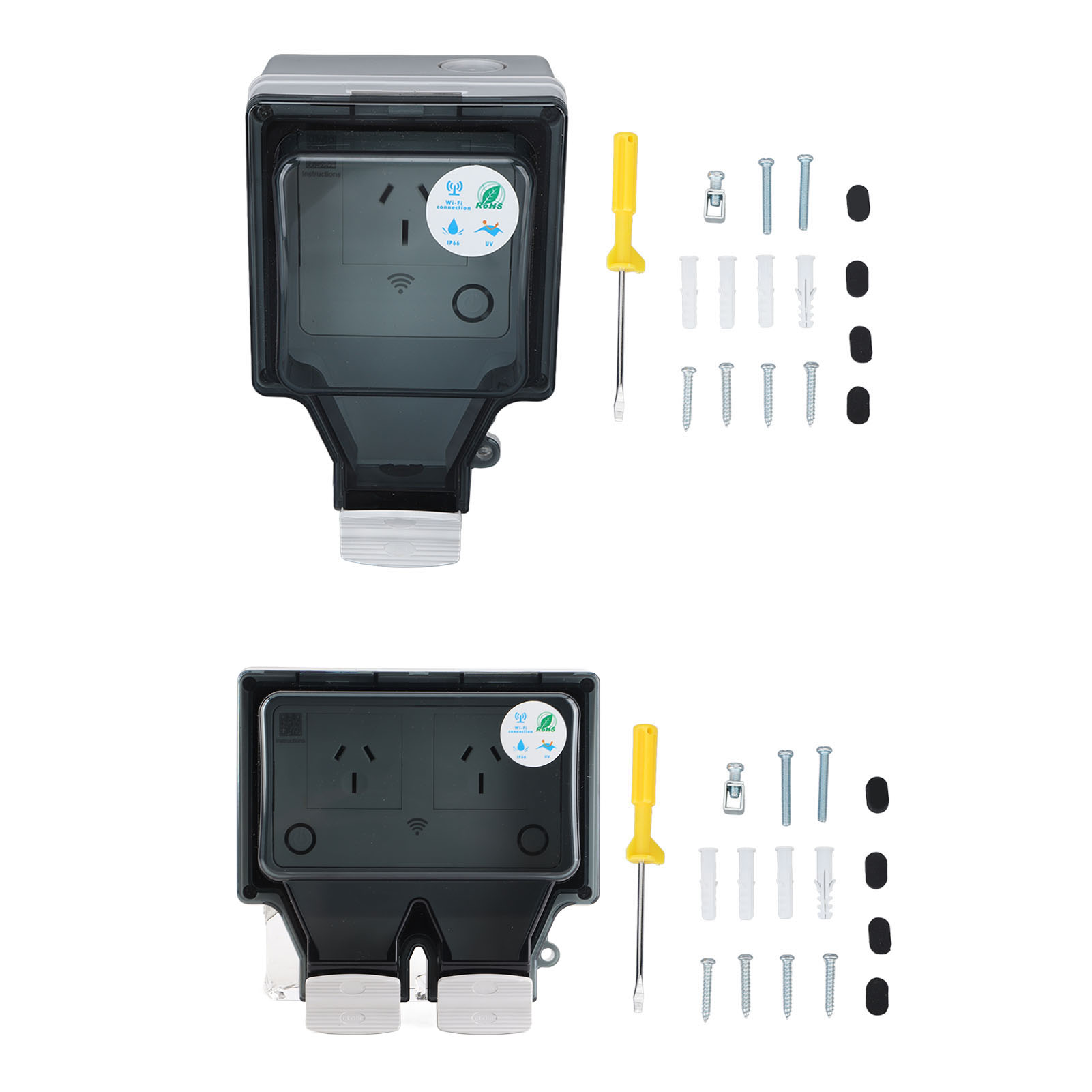 Waterproof Socket WiFi Socket  - đánh giá và giá Outdoor Power Outlet Waterproof