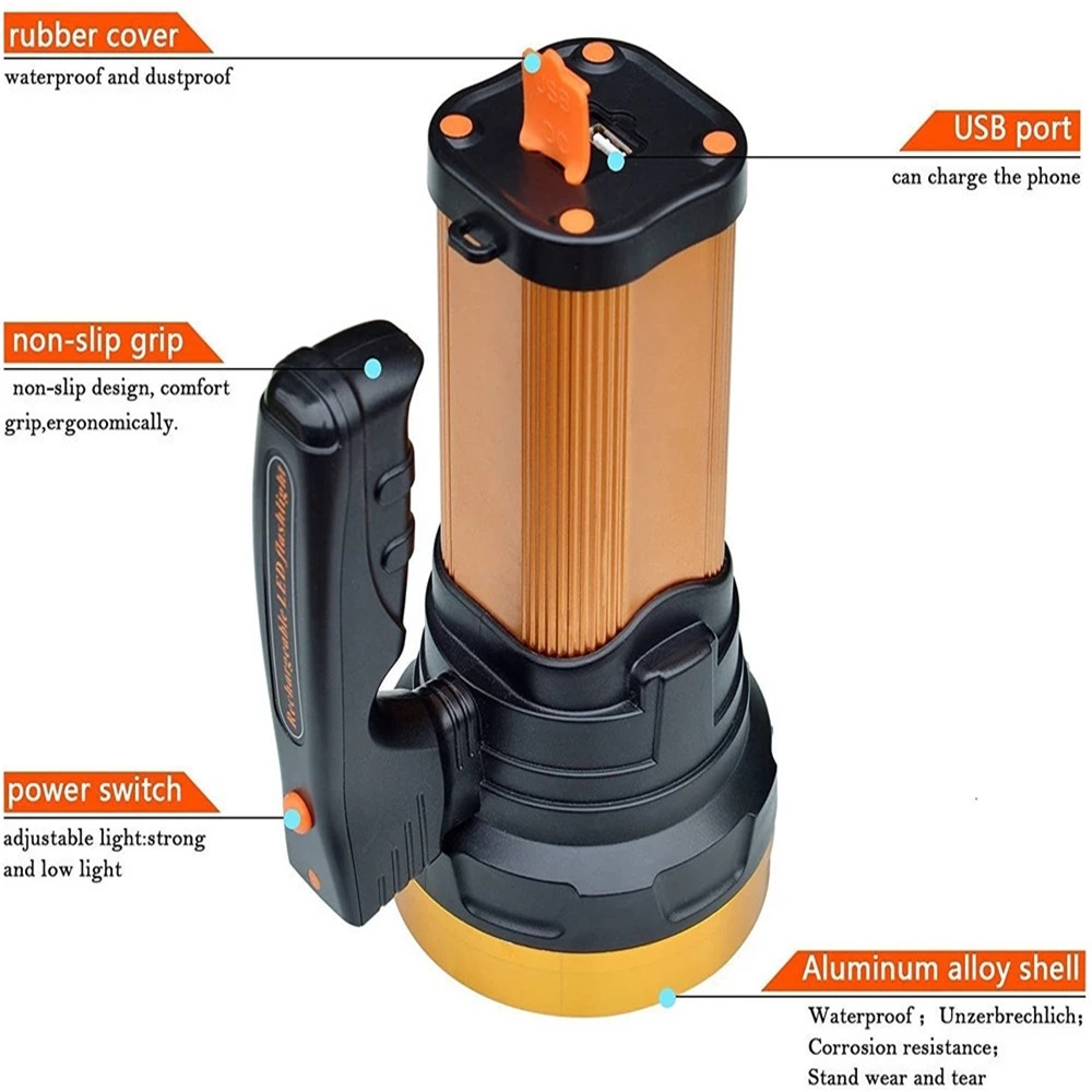 150W Powerful Flashlight 50000 - đánh giá và giá Outdoor Power Meter Bike