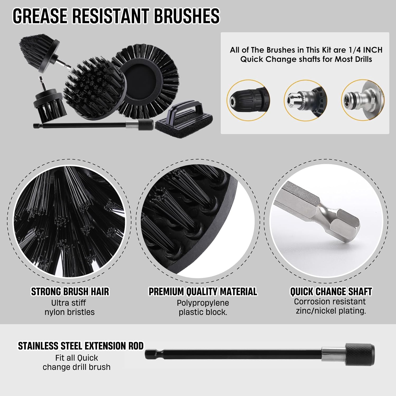 Drill Powered BBQ Grill Cleani - đánh giá và giá Outdoor Power Products