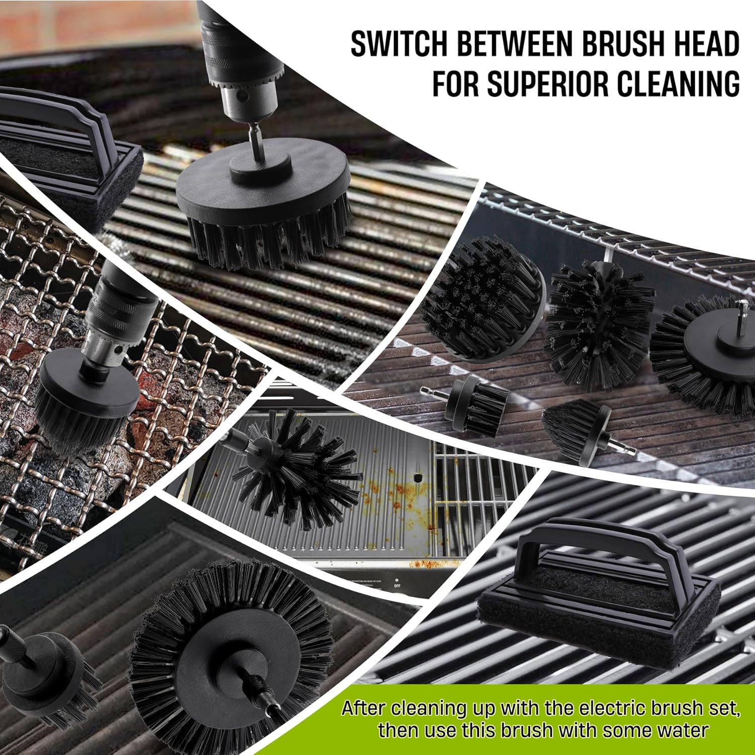 Drill Powered BBQ Grill Cleani - đánh giá và giá Outdoor Power Products