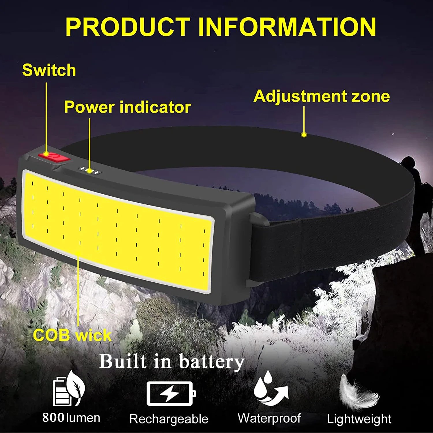 COB Portable LED Headlights Ou - đánh giá và giá Outdoor Usb Power Bank