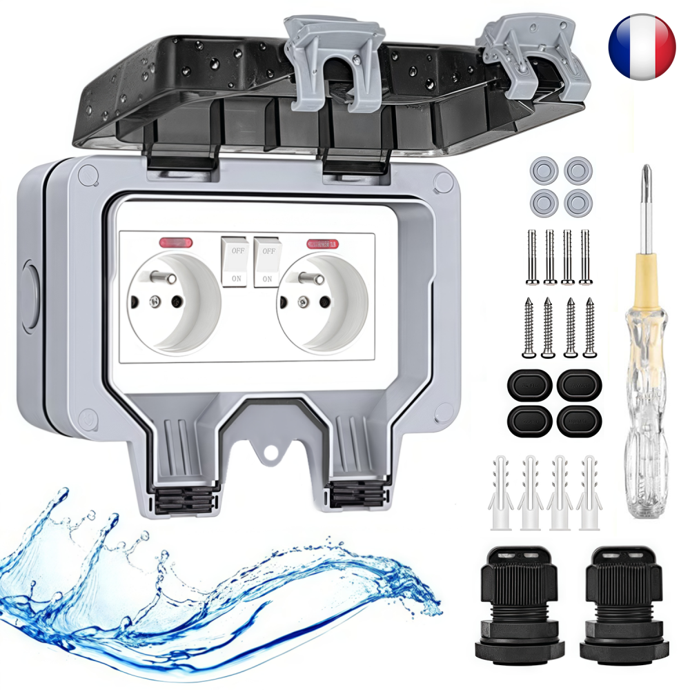 EIOMR France IP66 Weatherproof - đánh giá và giá Outdoor Power Outlet Waterproof