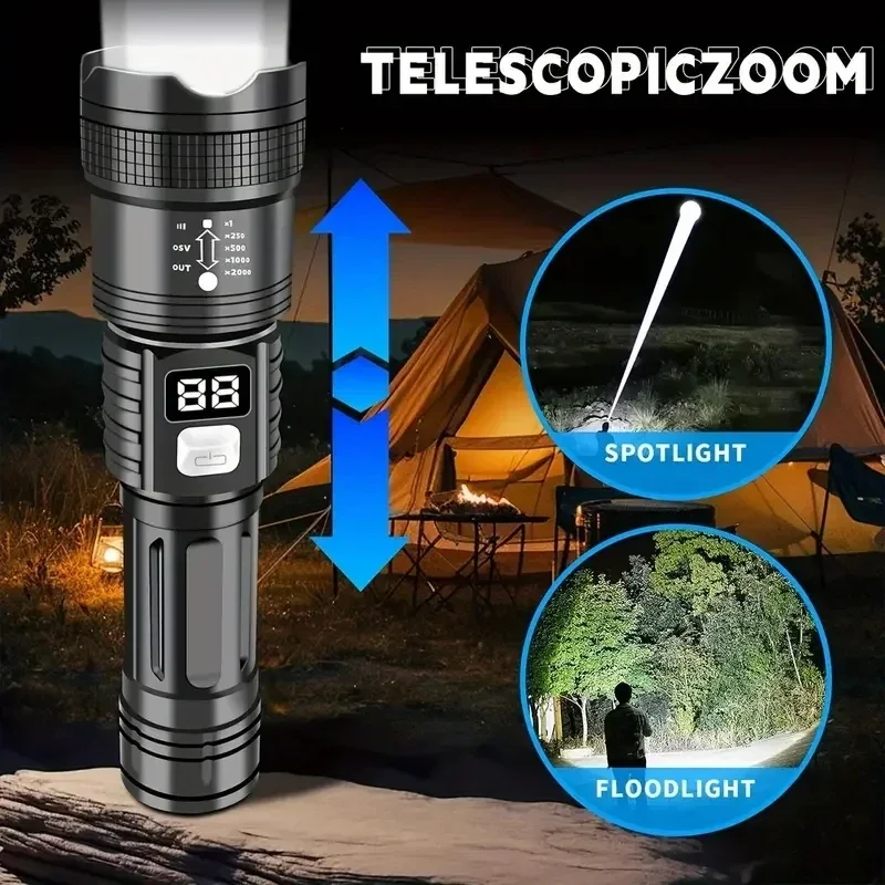 P50 High Brightness Flashlight - đánh giá và giá Outdoor Usb Power Bank