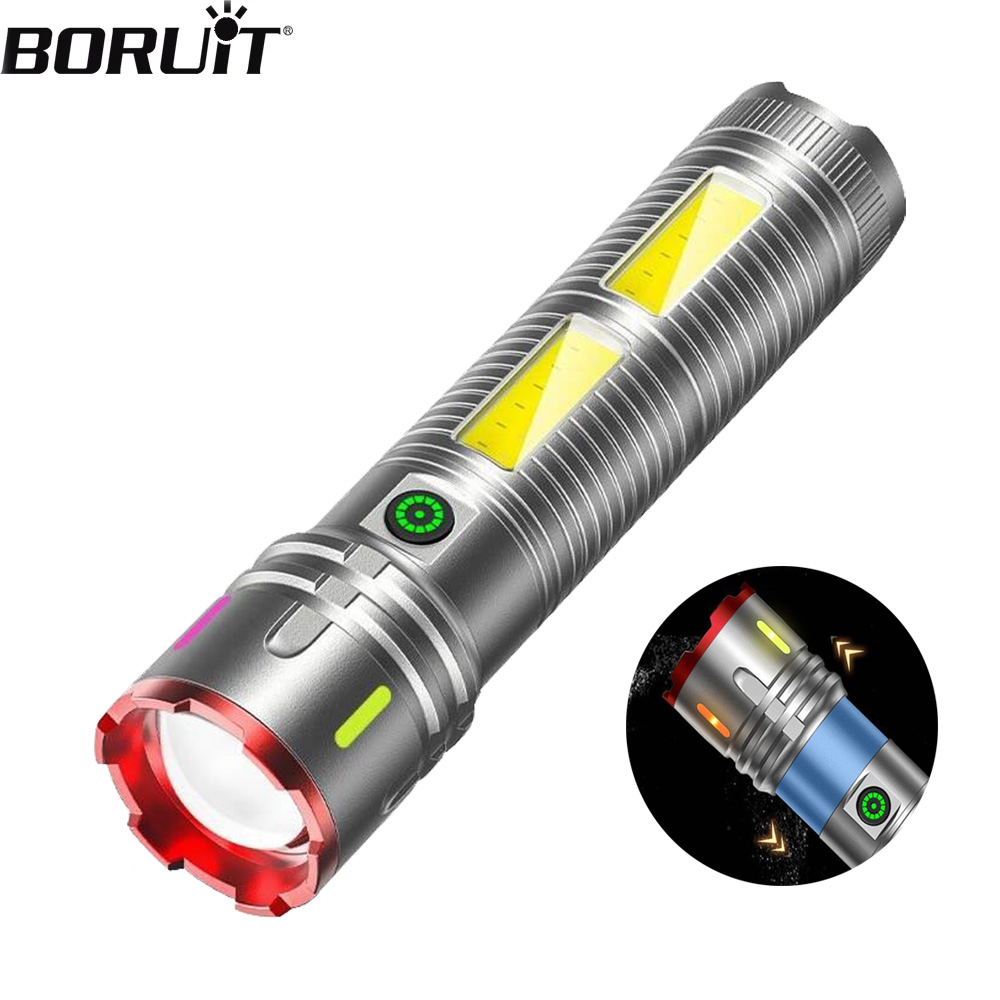 BORUiT Zoomable LED Flashlight - đánh giá và giá Outdoor Power Meter Bike