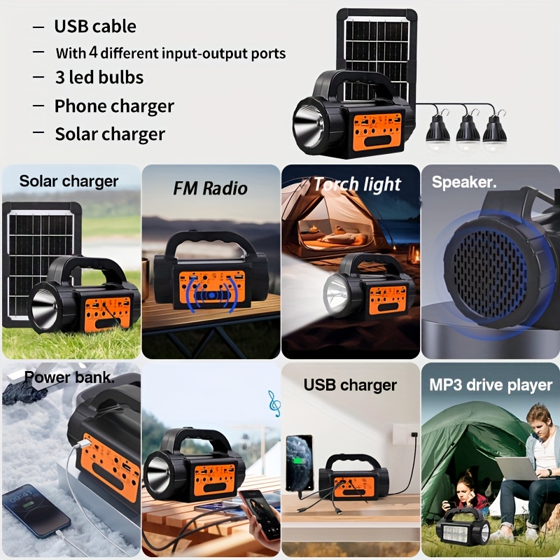 Solar Rechargeable Camping Lig - đánh giá và giá Outdoor Usb Power Bank