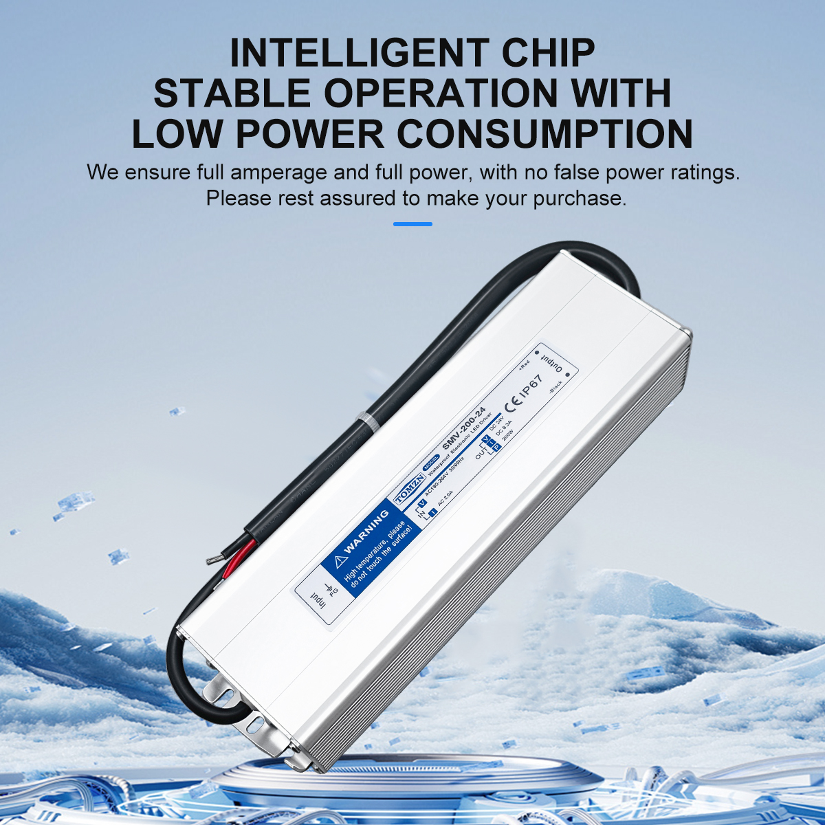 TOMZN 200W Waterproof LED Driv - đánh giá và giá Outdoor Power Transformer