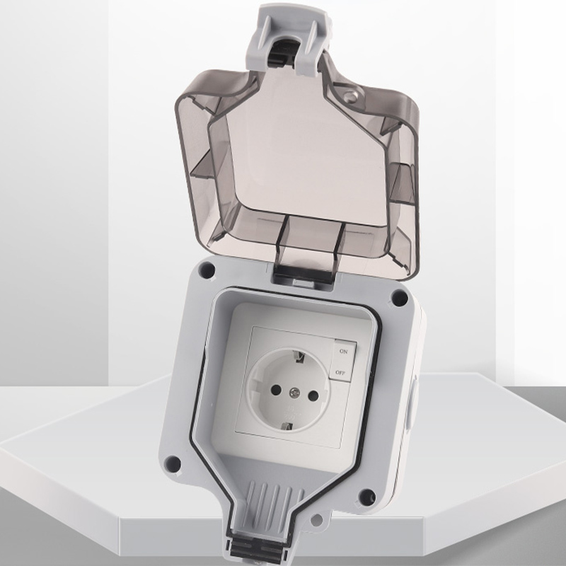 IP66 Outdoor Socket Wall Plug  - đánh giá và giá Outdoor Power Outlet Waterproof
