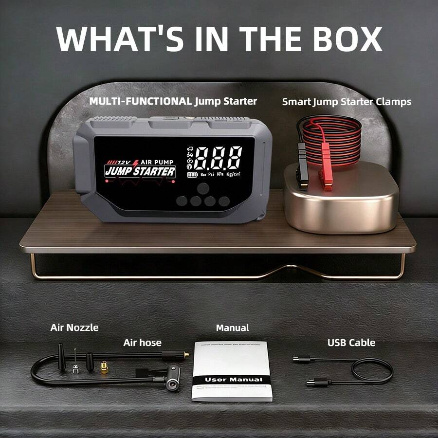 12V 8000A Portable Smart Jump  - đánh giá và giá Outdoor Usb Power Bank