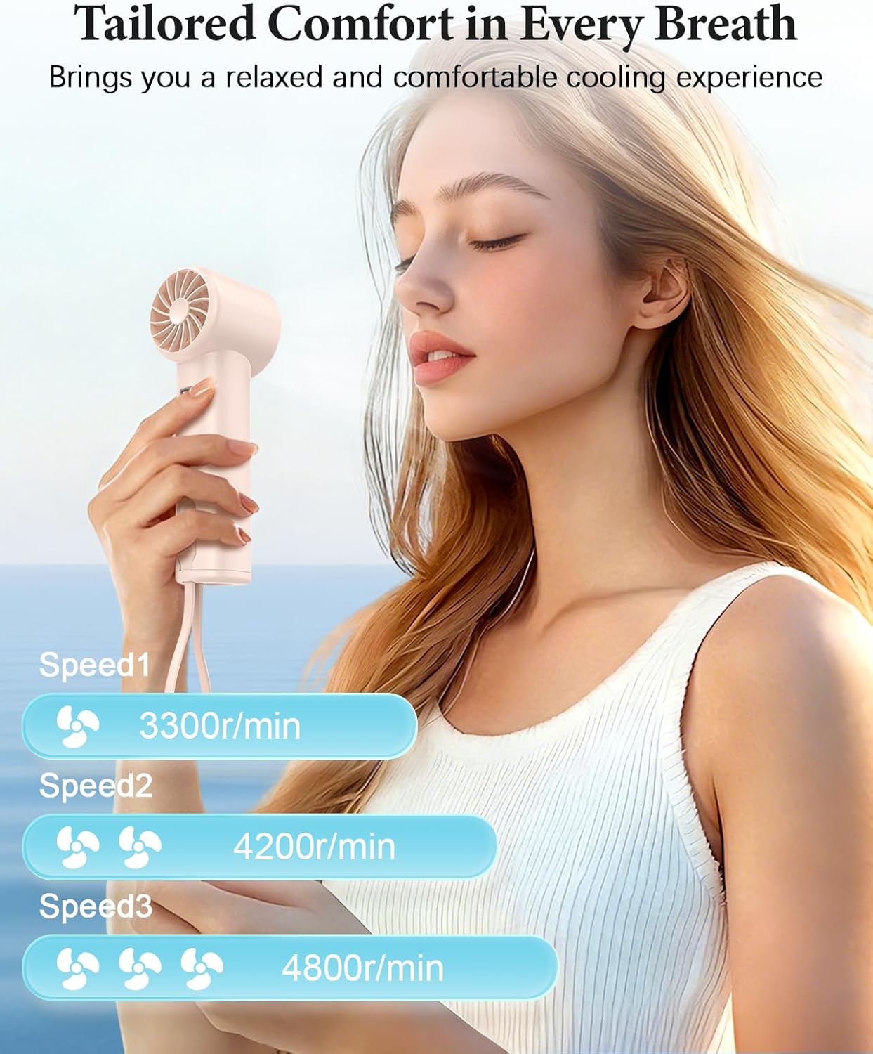 Portable Handheld Fan with Pow - đánh giá và giá Outdoor Usb Power Bank
