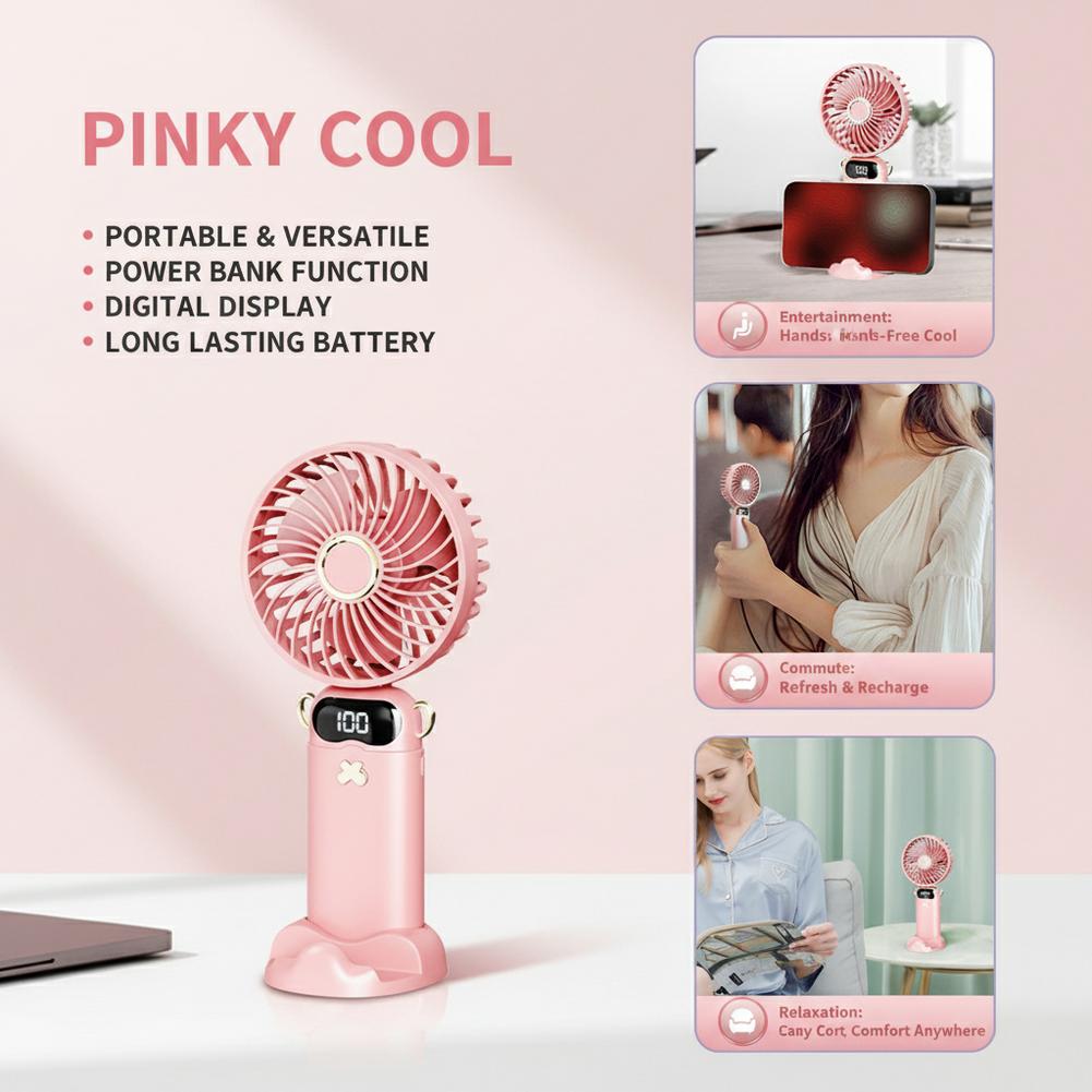Portable Mini Fan With 6 Speed - đánh giá và giá Outdoor Usb Power Bank