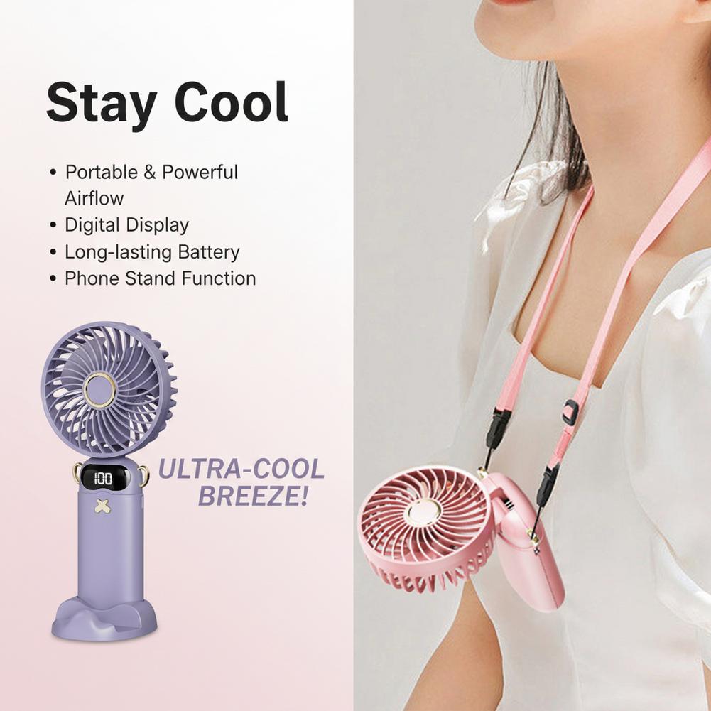 Portable Mini Fan With 6 Speed - đánh giá và giá Outdoor Usb Power Bank