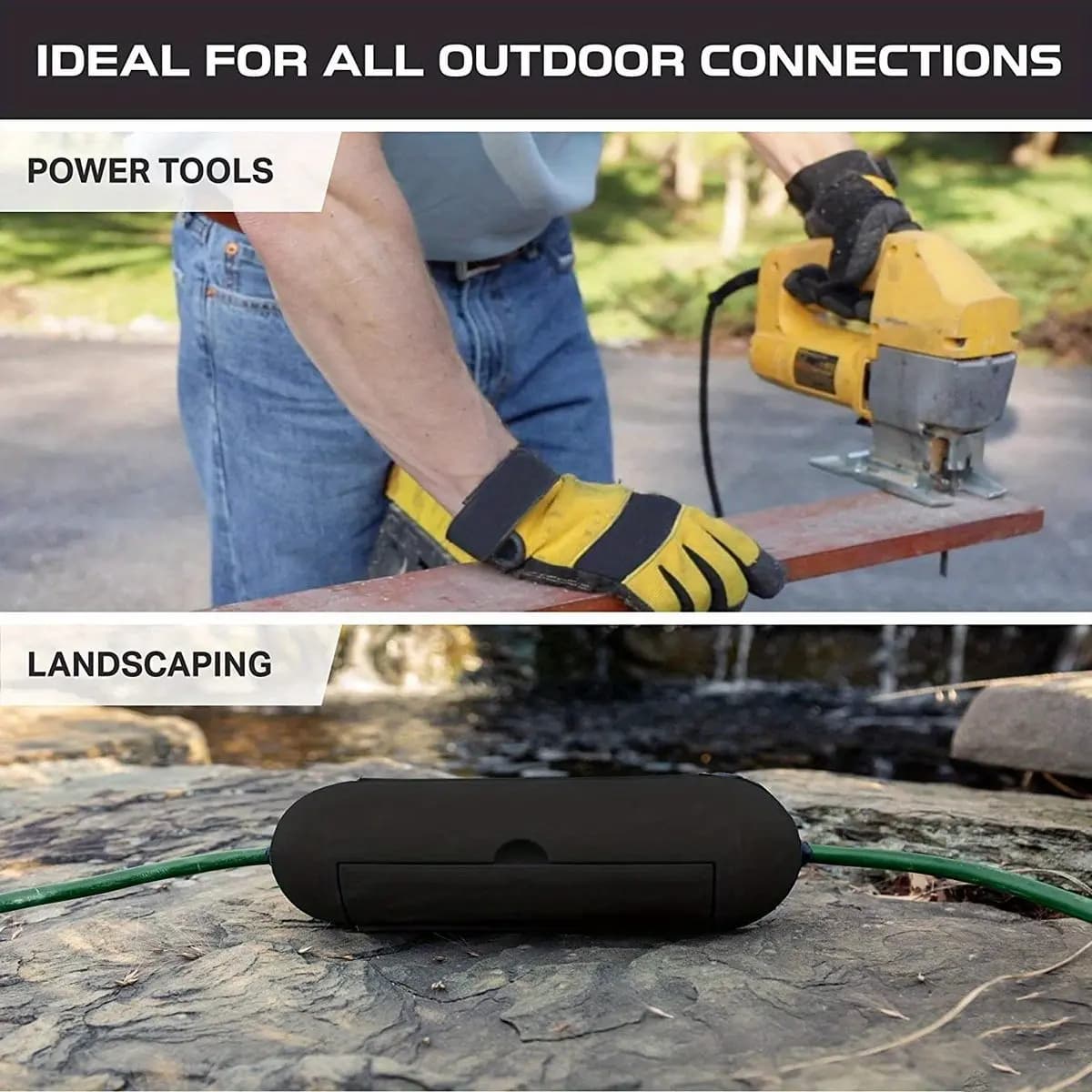 Outdoor Extension Cord Sleeve  - đánh giá và giá Outdoor Power Outlet Waterproof