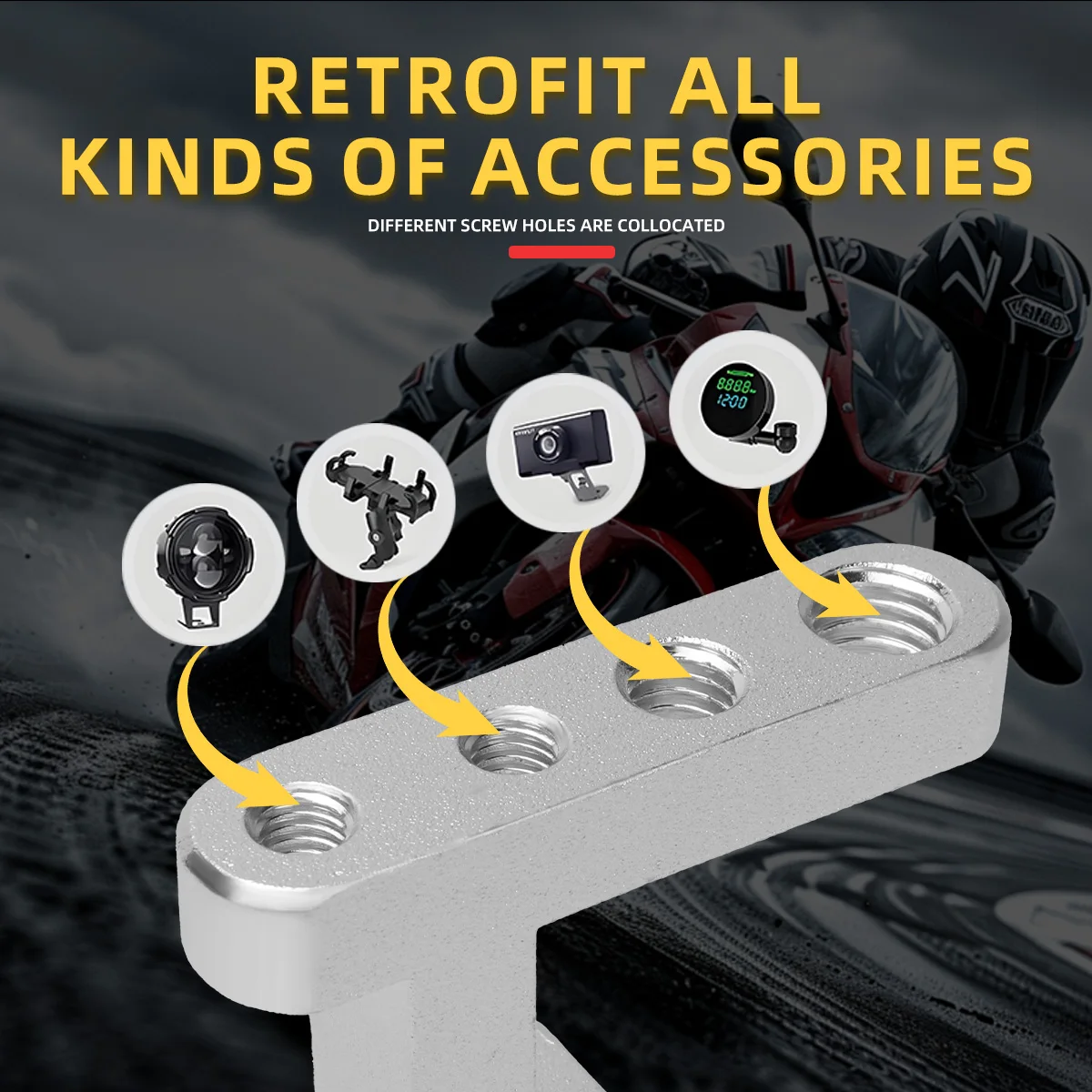 M5 M6 M8 Thread 4 Holes Motorc - đánh giá và giá Outdoor Power New Roads